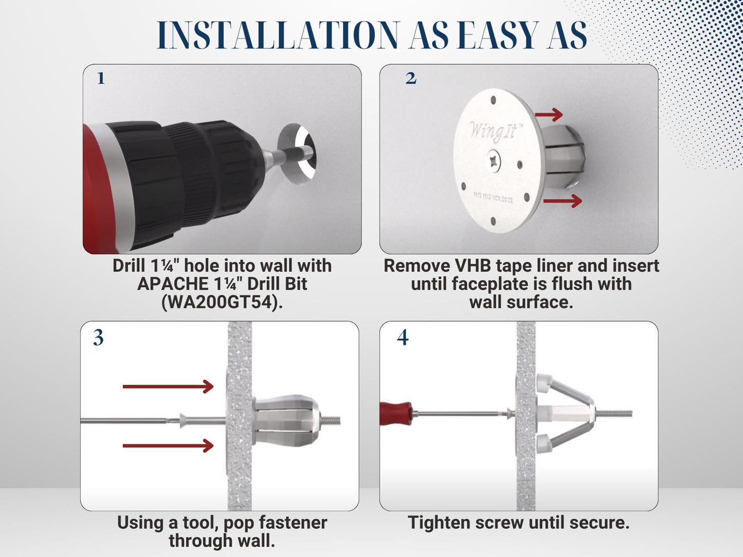 Grab Bar Fastener