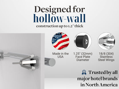 Designer Grab Bar Fastener